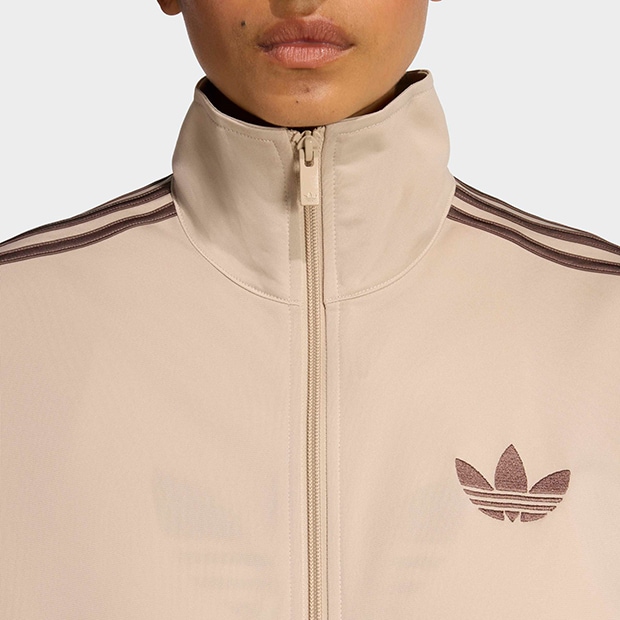 レディース アディカラー ファイヤーバード ルーズ トラックトップ　ストーンカーキ　