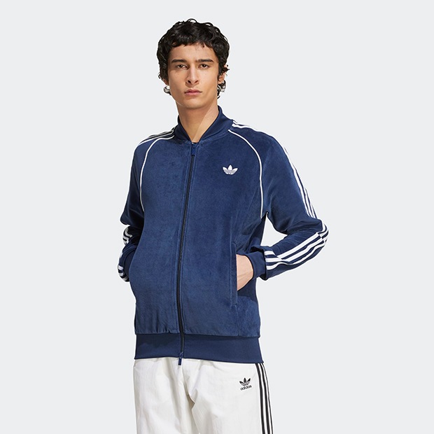 アディカラー SST ベロア トラックトップ ナイトインディゴ｜アパレル