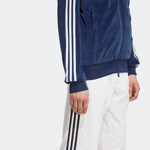 アディカラー SST ベロア トラックトップ ナイトインディゴ ｜アパレル