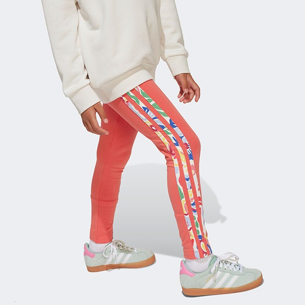 ジュニア リバティ ロンドン Liberty London クルー レギンス セット キッズ クラウドホワイト