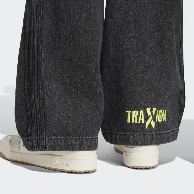 adidas Adilenium Season 2 Moto Denim Pants - Black | Free
