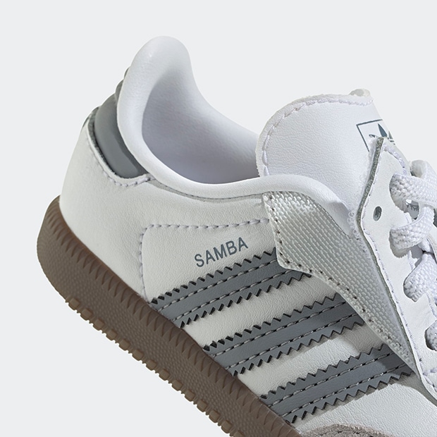 ジュニア ベビー サンバ OG SAMBA OG CF EL I omu46 クラウドホワイト×グレー
