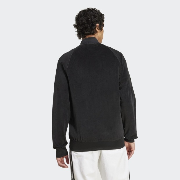 アディカラー SST ベロア トラックトップ ブラック ｜アパレル