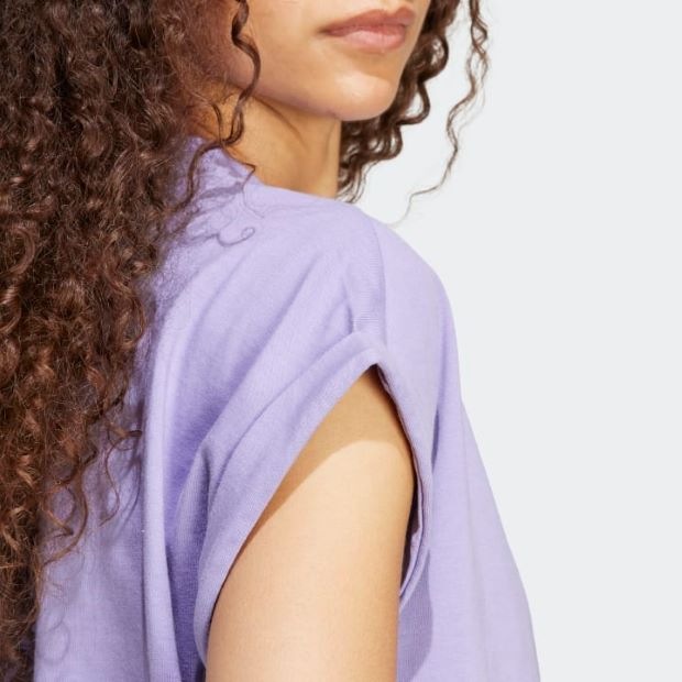 レディース　アディカラー クラシックス ショート トレフォイルTシャツ　マジックライラック  　