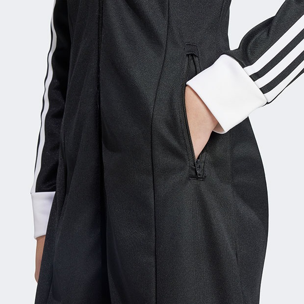 adidas Y-3 ブラック ジップアップジャケット ワンピース adidas Y-3 ブラック ジップアップジャケット ワンピース adidas
