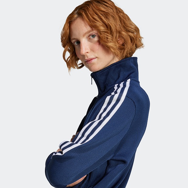 adidas アディカラー ファイヤーバード トラックトップ M ネイビー アディダス ファイヤーバード アディカラー ニット トラック