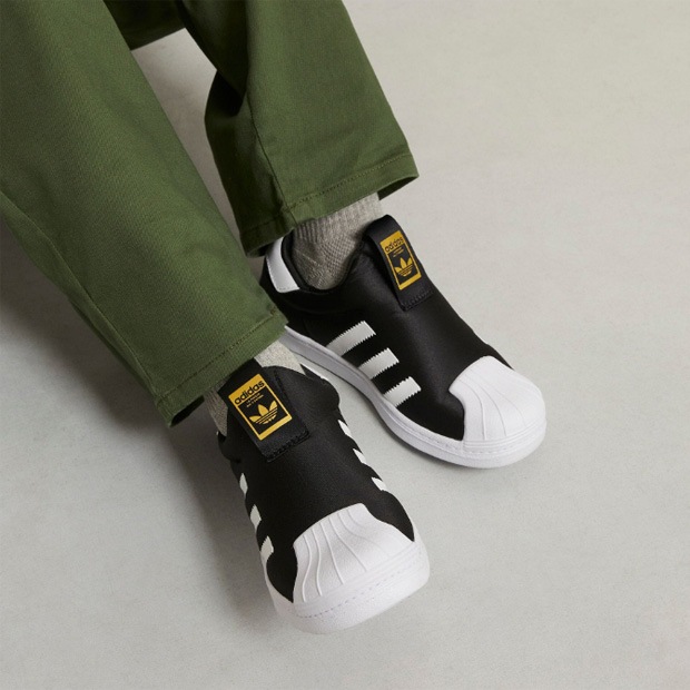 ジュニア キッズ SST 360  lwd04　コアブラック×フットウェアホワイト×フットウェアホワイト　