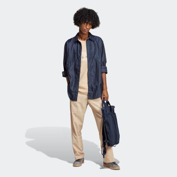 アディダス RIFTA シティボーイ 長袖オーバーサイズシャツ レジェンド