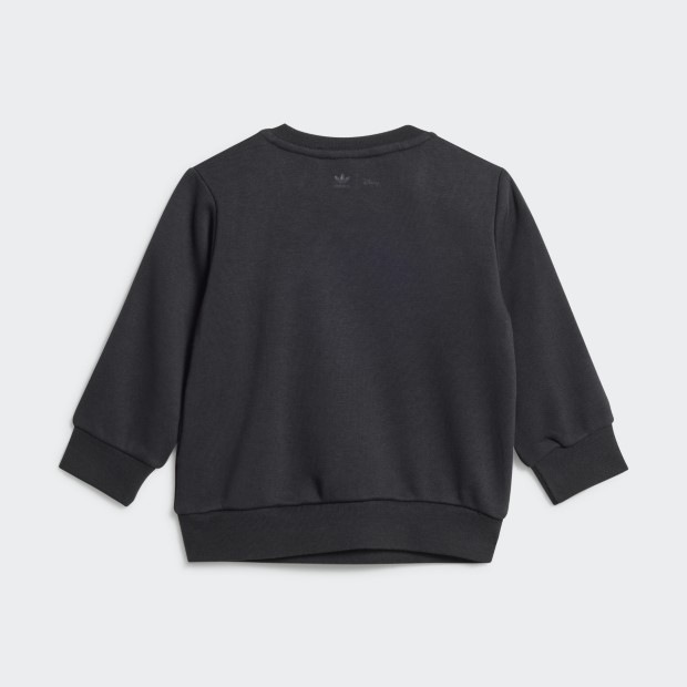 ジュニア ミッキーマウス クルーセット キッズ ブラック