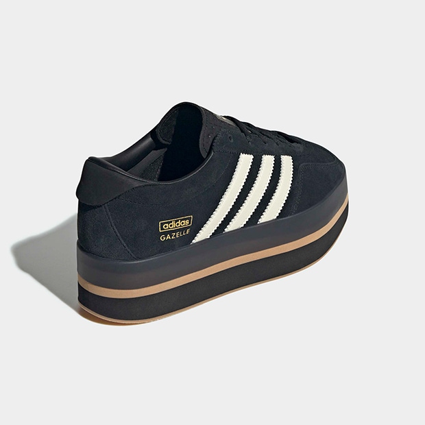 レディース ガゼル スタック GAZELLE STACK nnp61 コアブラック×クリームホワイト