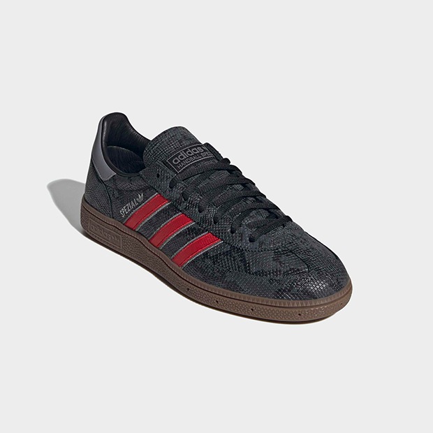 メンズ ハンドボール スペツィアル HANDBALL SPEZIAL opb04　コアブラック×ベタースカーレット　