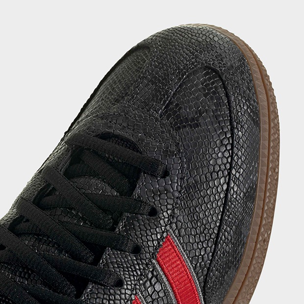 メンズ ハンドボール スペツィアル HANDBALL SPEZIAL opb04　コアブラック×ベタースカーレット　