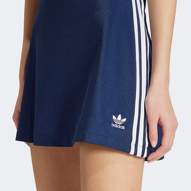 国内発送【adidas】 3ストライプス デニム ミニスカート レディース アディカラー スリーストライプス ミニスカート