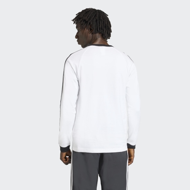 メンズ アディカラー スリーストライプス ロングスリーブ Tシャツ