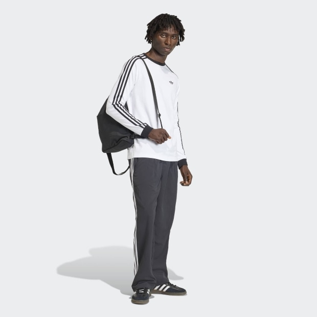 メンズ アディカラー スリーストライプス ロングスリーブ Tシャツ
