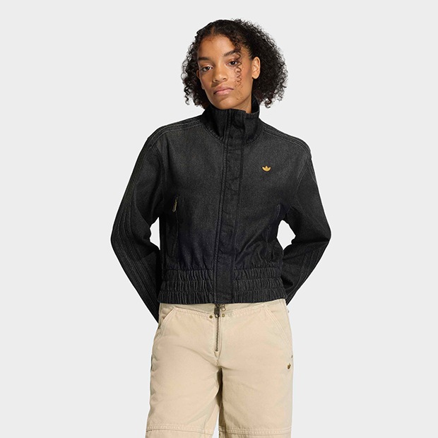 adidas デニム　トラックトップ　トゥルーブラックデニム　XL adidas DENIM FIREBIRD TRACKTOP トゥルーブラックデニム（アディダス