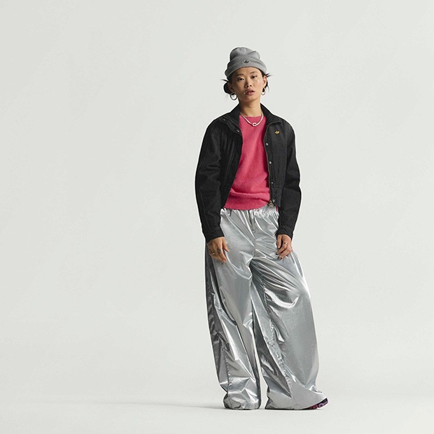 レディース プレミアム エッセンシャルズ デニム トラックトップ