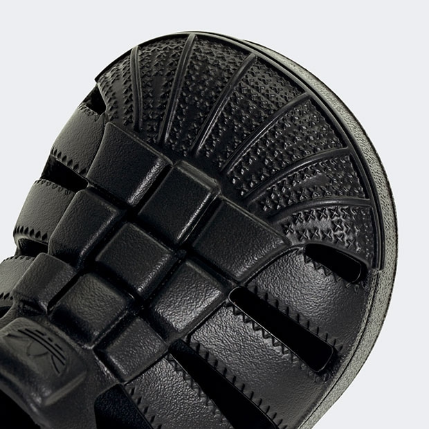 ジュニア キッズ SST サンダル SST SANDALS njg16　コアブラック×コアブラック　