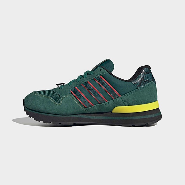 メンズ ポケモン ZX 500 RS oqx07 カレッジグリーン×ボールドグリーン