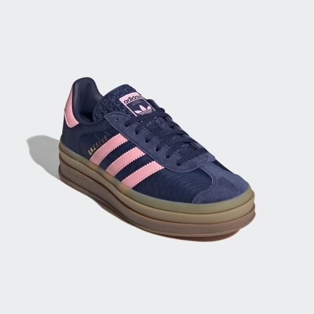 adidas ガゼル ボールド Gazelle Bold　ピンク×ブルー レディース ガゼル ボールド GAZELLE BOLD nlg33 ダークブルー×ピンク