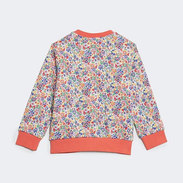 ジュニア リバティ ロンドン Liberty London クルー セット キッズ　クラウドホワイト　