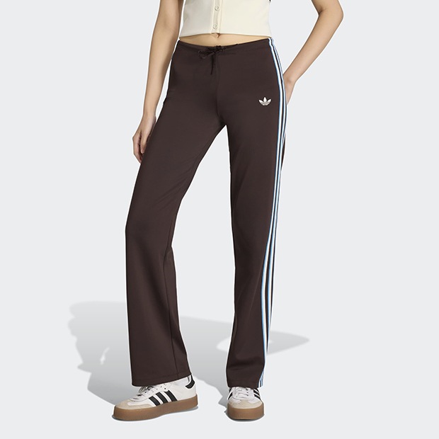 レディース SLOUCHY ストレートレッグ パンツ オーロラコーヒー