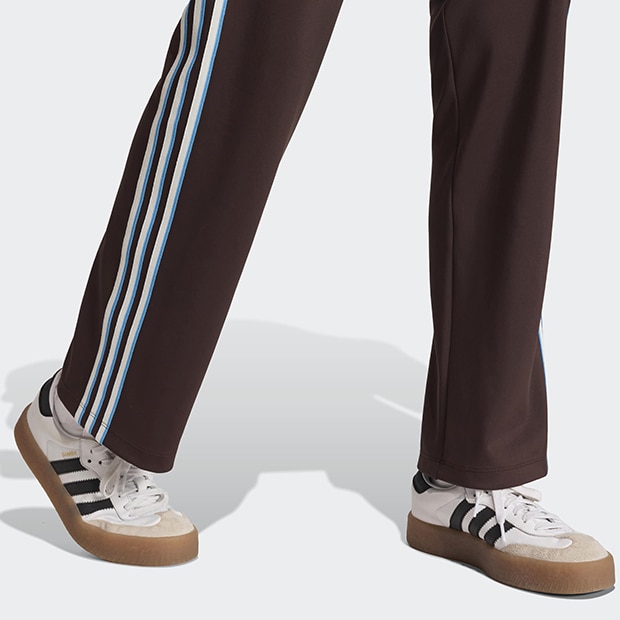 アンディ　904545サマーセール品 レディース SLOUCHY ストレートレッグ パンツ オーロラコーヒー