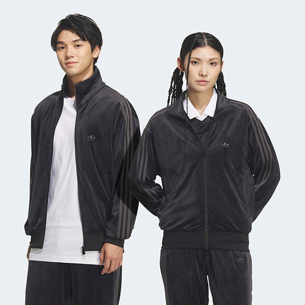 ユニセックス アディカラー FB TT ベロア トラックトップ（ジャージ