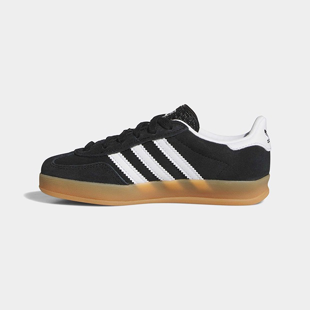 ジュニア キッズ ガゼル インドア GAZELLE INDOOR CF EL C oow93　コアブラック×クラウドホワイト　