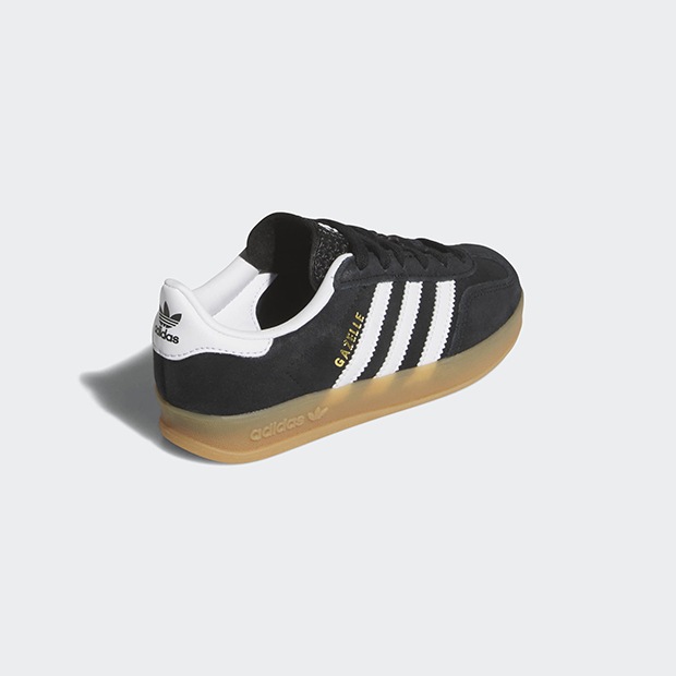 ジュニア キッズ ガゼル インドア GAZELLE INDOOR CF EL C oow93　コアブラック×クラウドホワイト　