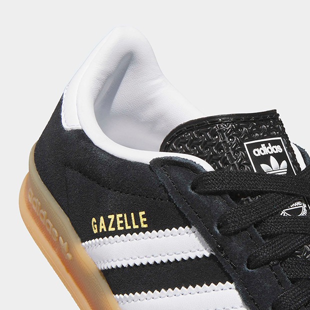 ジュニア キッズ ガゼル インドア GAZELLE INDOOR CF EL C oow93　コアブラック×クラウドホワイト　