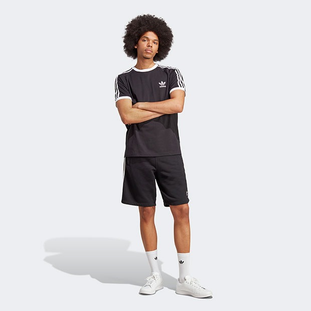 adidas ブラック Tシャツ L adidas】 アディダス U 3ST TEE ショートスリーブ IA4845 BLACK