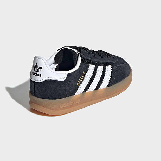 ジュニア ベビー ガゼル インドア GAZELLE INDOOR CF EL I oow95　コアブラック×クラウドホワイト　