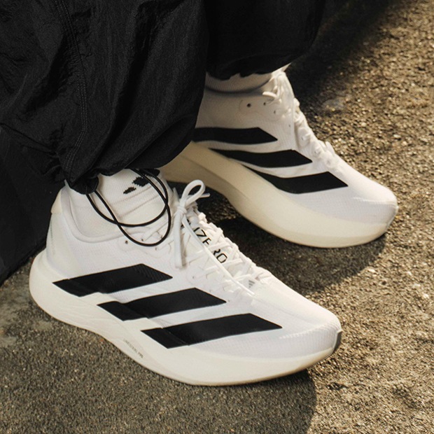 アディゼロ EVO SL WOVEN M フットウェアホワイト×コアブラック