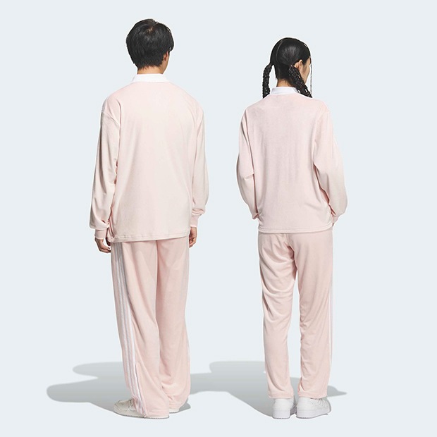 ユニセックス アディカラー FB TP ベロア トラックパンツ サンディ