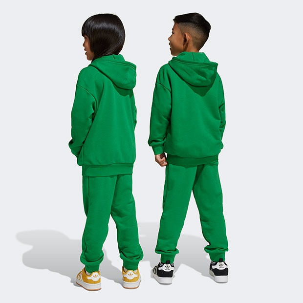 ジュニア ミッキーマウス パーカーセットアップ キッズ グリーン