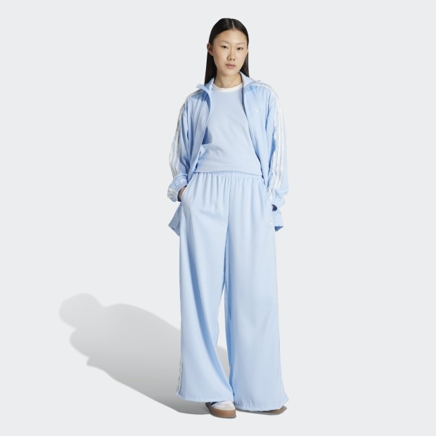 レディース ADIDAS ORIGINALS ラッフル スリーストライプス 半袖T