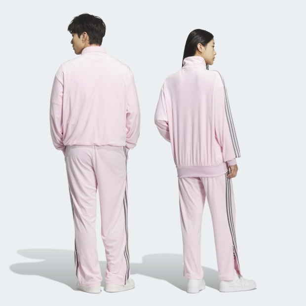 アディカラー FB TP ベロア トラックパンツ クリアピンク