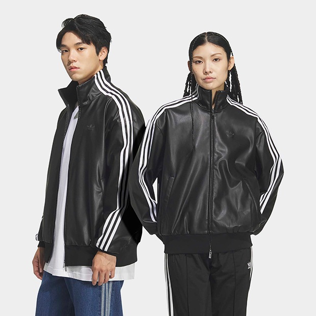 ユニセックス アディカラー プレザー 3Sトラックトップ ブラック