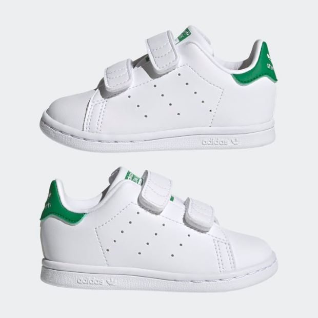 ジュニア キッズ スタンスミス STAN SMITH ldr88 フットウェアホワイト×フットウェアホワイト×グリーン