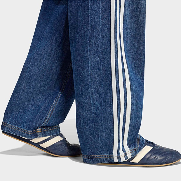 adidas インディゴ デニムパンツ UB115 24㌅ レディース ビンテージ ダッド ジーンズ インディゴデニム ｜すべての