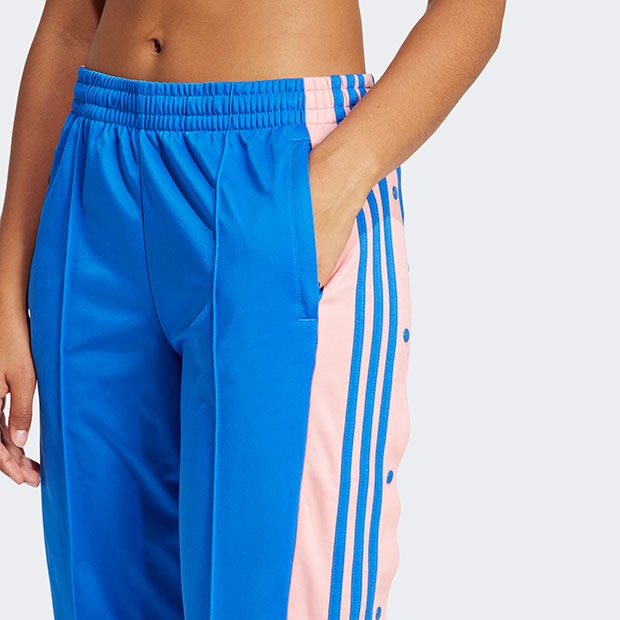 adidas アディブレイクパンツ　ブルー レディース アディブレイク パンツ ブルー ｜アパレル