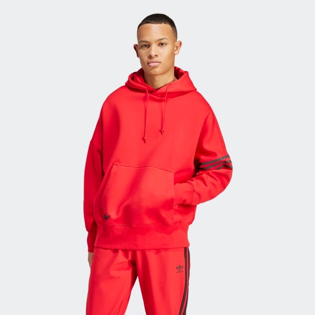 ストリート NEUCLASSICS パーカー　ベタースカーレット　