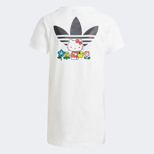 アディダス 新品 Tシャツワンピース レギンスパンツ 90 半袖 キティ