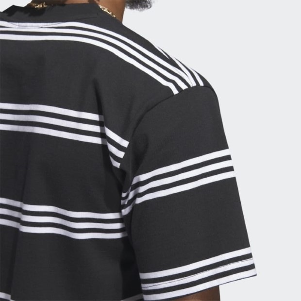 【海外限定】adidas×ミロ　コラボTシャツ　ステイホーム　スターター　黒 adidas × Miloシンガポール60周年Tシャツ The Running Starter (adidas