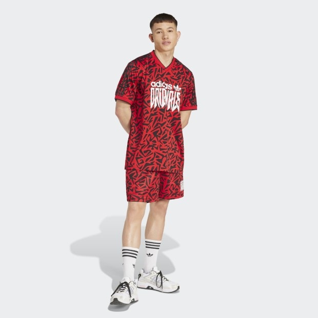 総柄プリント ショーツ ベタースカーレット ｜アパレル,パンツ