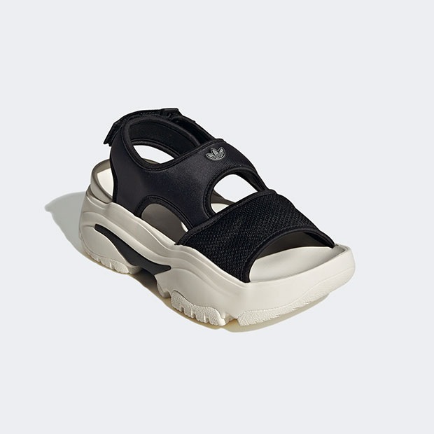 レディース オズガイア サンダル OZGAIA SANDALS nmo97 コアブラック×オフホワイト