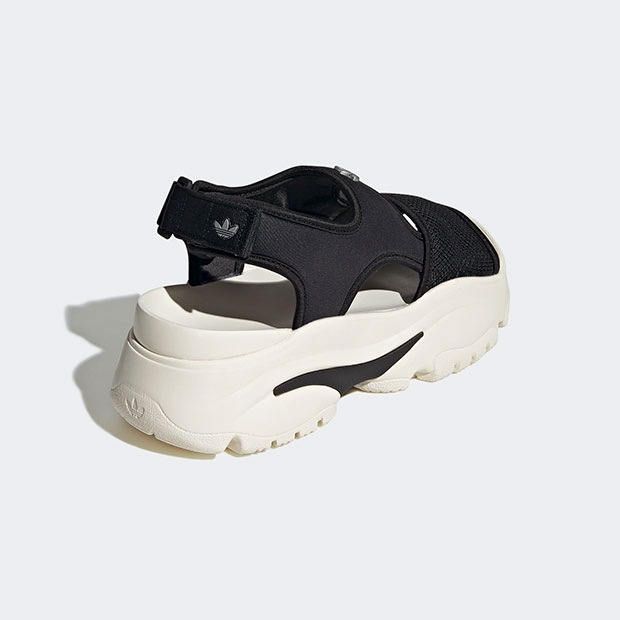 レディース オズガイア サンダル OZGAIA SANDALS nmo97 コアブラック×オフホワイト