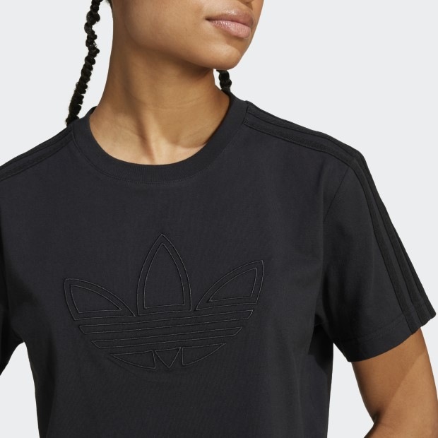 adidasオリジナル　刺繍トレフォイルロゴ　ファイヤーバード　レディースL アディダス ファイヤーバード プレザーコルセット - レッド