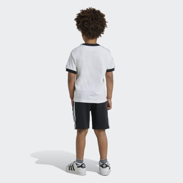 ジュニア ミッキーマウス ショーツ・Tシャツセット ホワイト